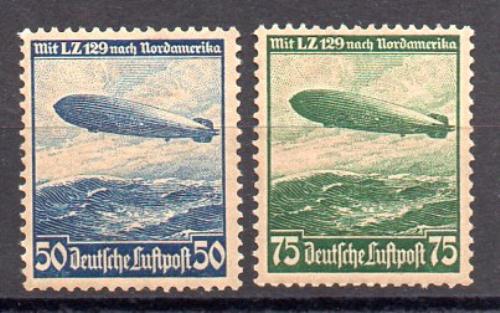 Alemania Imperio Nº Yvert A 55/56 Nº Michel 606X/07X(*)